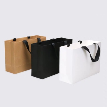 500pcs Wholesale Paper Shopping Bag with Custome Logo for Clothes/Shoes/Gifts