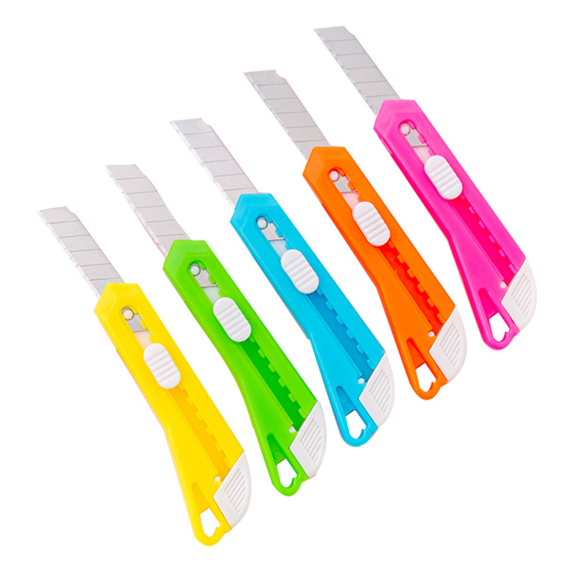 Candy Color Utility Knife Kawaii Paper Cutter Cutting Paper Razor Blade Office school supplies Stationery gift Escolar
