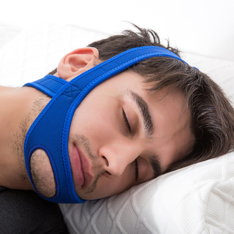 Anti Snore Stop Snoring Chin Strap Belt Neoprene Anti Apnea Jaw Solution Sleep Support Belt Sleeping Aid Tools Face Lift Tool