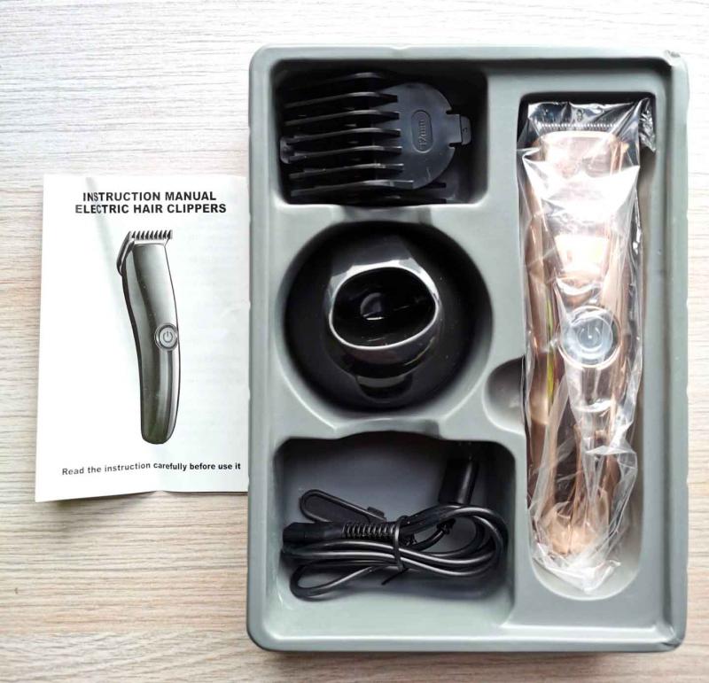 110-220V 3W Professional USB Rechargeable Men Electric Hair Trimmer Clipper Cutting Kids Man Adult Anti Slip Set Scissor