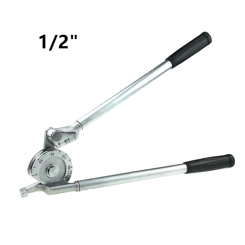 YIKODA Inch 1/2"Pipe Bending Machine 0-180 Degrees Pipe Bender and Tube Bending Manual Machine Tools