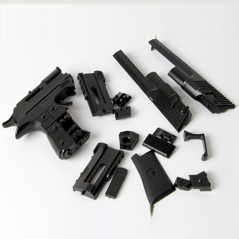 Desert Eagle Assembled Gun Model Toy Pistol King Melee King Desert Eagle Simulation Assembled Building Blocks Toys For Friends