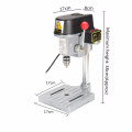 Mini Drill Press 240W for Bench Drilling Machine Variable Speed Drilling Chuck 0.6-6.5mm For DIY Wood Metal Electric Tools