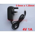 1PCS High quality DC 4V 1A &1000mA AC 100V-240V Converter Switching power adapter Supply UK Plug DC 3.5mm x 1.35mm