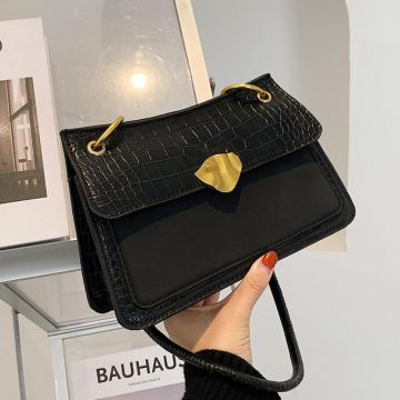 Crocodile pattern Square Armpit bag 2020 Fashion New Quality PU Leather Women's Designer Handbag Vintage Shoulder Messenger Bag