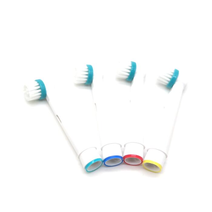4 pcs for Oral B Original Genuine Dual Deep Clean Compatible for Cross Action Power Electric Replacement Toothbrush Heads