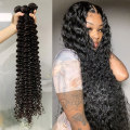 Water Wave Bundles Brazilian Hair Weave Bundles Deep Curly Water Wave 30 inch Hair Extensions For Black Women Human Hair Bundles