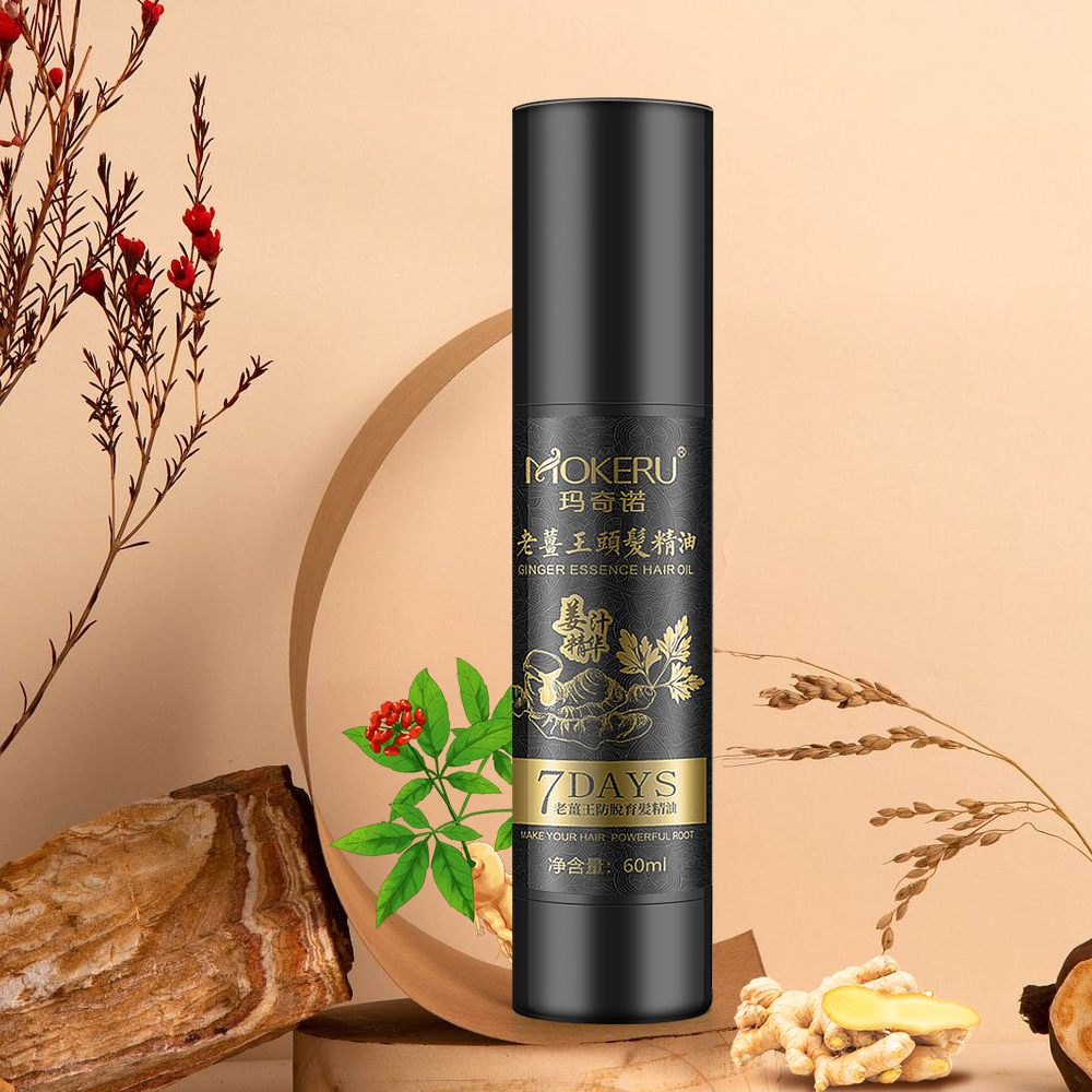 Hair Growth Essence Oil Serum Effective Anti Loss Ginseng Ginger Extract Nourish Roots Treatment Damaged Repair Care Products