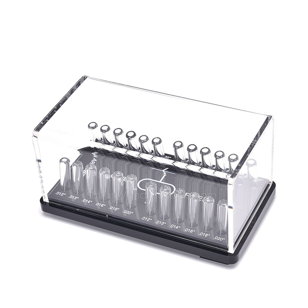 Round/Rectangular Acrylic Organizer Holder Case for Orthodontic Preformed Arch Wire