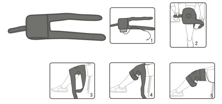 heat knee belt heat knee belt