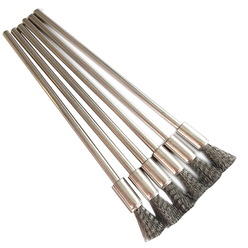 YEODA Long Rod Stainless Steel Brush Mini Brush Copper Wire Brush Electric Grinding Cleaning Rust Removal And Polish