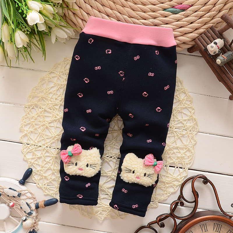 2020 Fashion New Baby Pants Thick Girls Pants Winter Trousers Children Clothing