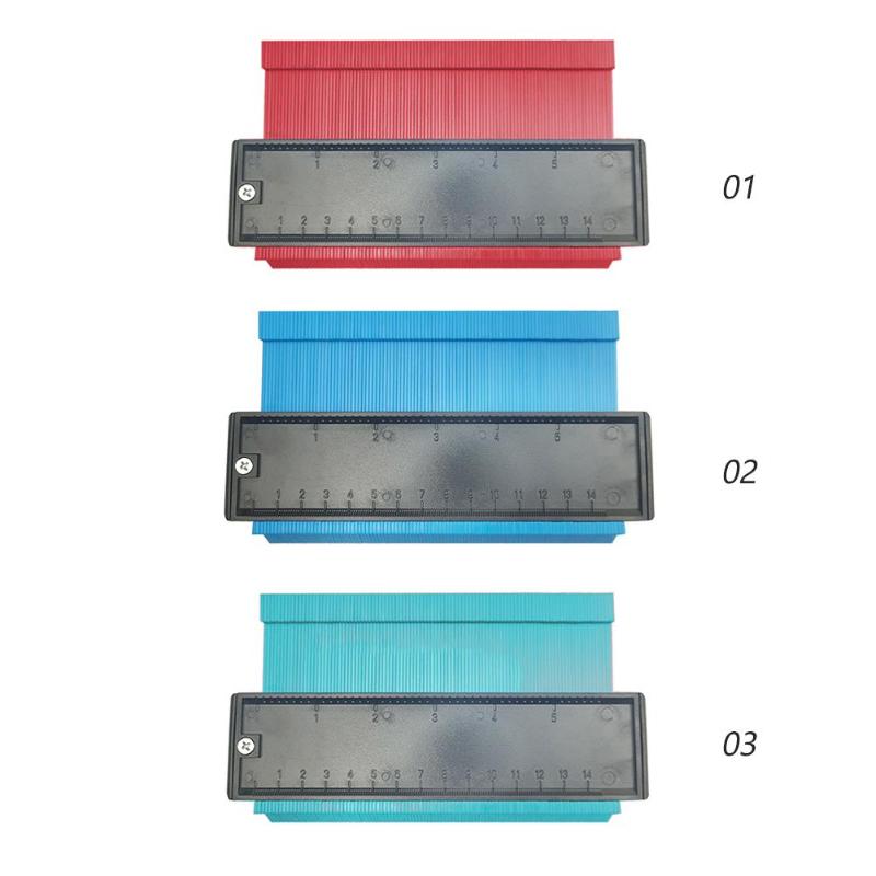 5/6/10 Inch Plastic Profile Copy Gauge Contour Gauge Duplicator Standard Wood Marking Tool Tiling Laminate Tiles General Tool