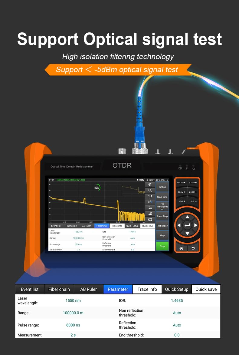 OTDR Fiber Optic Tester (5) OTDR Fiber Optic Tester (5)