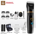 Xiaomi RIWA Hair Clipper Trimmer For Men With LED Washable Rechargeable Hair Clippers Professional Beard Trimmer Cutting Machine