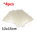 4 pcs Spare parts thickening mica Plates 12*15cm microwave ovens sheets for Galanz Midea Panasonic LG etc