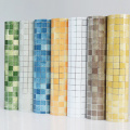 Diy Bathroom Tile Wall Sticker Self Adhesive Kitchen Stove Temperature Resistance Wallpaper Aluminum Foil Mosaic Decorative Film