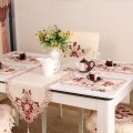 Embroidery Table Runners for Wedding European Style Dinner Mats Table Flag Party Wedding Decor Home Fabric Table Cover Set