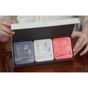 Elegant Yuan Cuiji 3-Tier Premium Tea Collection