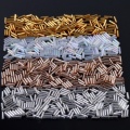 12/0 Multi Size Czech Spacer Glass Tube Bugles Beads For Necklace Bracelets Gold Silver Loose Beads DIY Jewelry Making 10g