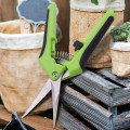 1 Pcs Gardening Shearing Pruning Hand Pruner Functional Cutter With Straight Stainless Steel Grape Fruit Pruner Garden Tools