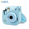 For Fujifilm Instax mini11 PU Leather Case Smartphone Instant Protector Pouch Bag With Shoulder Strap for Fuji Instax mini11