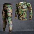 Men's Camouflage Thermal underwear set Long johns winter Thermal underwear Base layer Men Sports Compression Long sleeve shirts