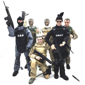 1/6 Forces Figure Model Military Army Combat Swat Police Soldier ACU Action Figure Toys or Gift