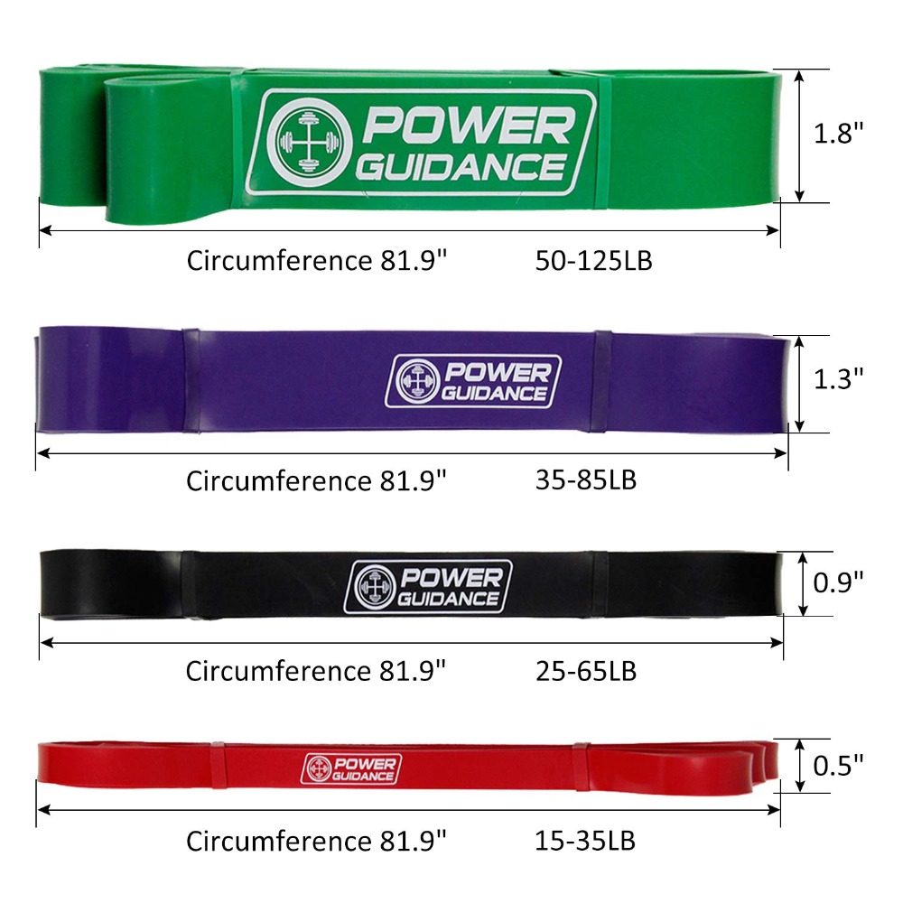 Pull Up Assist Bands Heavy Duty Resistance Bands Mobility and Power Lifting Exercise Bands Perfect for Body Stretching