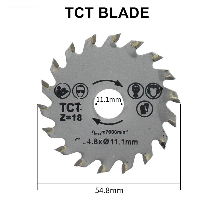 4pcs/set 54.8mm HSS Diamond TCT Saw Blades Rotary Cutting Disc for Dremel Drill Woodworking Metal Cutter Power Tools
