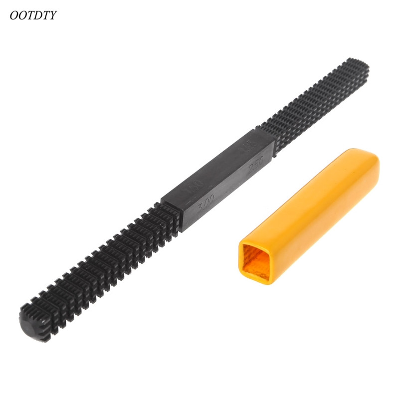 OOTDTY Thread Repair Restoration File Teeth Correction Metric Hardware Mini DIY Tools