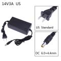 ALLOYSEED 14V 3A AC to DC Power Adapter Converter 6.0*4.4mm for Samsung LCD Monitor Plug Power Supply Adapter