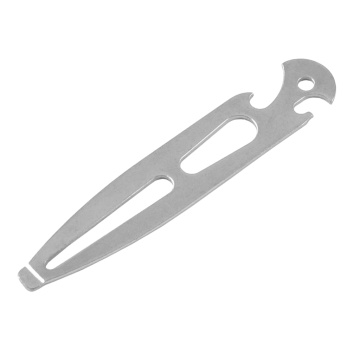 Stainless Steel Shackle Key, In 304 Marine Grade Stainless, w/ Bottle Opener