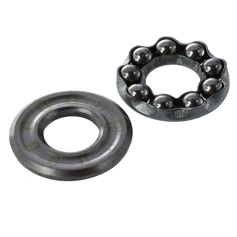 2Pcs 10 X 24 X 9Mm 51100 Single Direction Thrust Ball Bearings & 10Pcs Miniature Radial Ball Bearings 623ZZ 3X10X4Mm