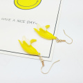 Cute Banana Funny Handmade Earrings Small Fresh Fruit Banana Sweet Drop Earrings Fashion Jewelry for Women and Girls