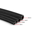 3/5/8/10/20FT AN4 AN6 AN8 AN10 Fuel Hose Oil Gas Cooler Hose Line Pipe Tube Nylon Stainless Steel Braided Inside CPE Rubber