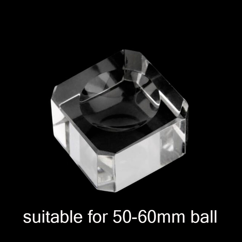 Crystal Ball Stand Display Holder Ball Base For Soccer Volley Ball Basketball Football Rugby Glass Sphere Stand