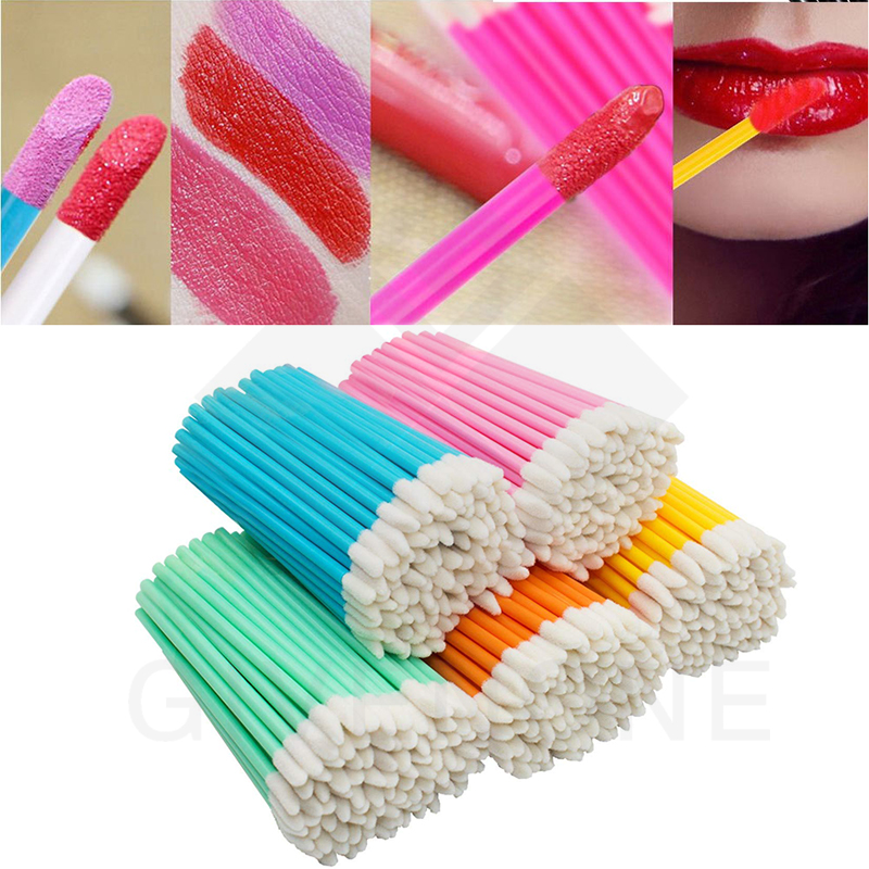 Disposable Lip Brush Wholesale Lip Cleaner Pen Lipstick Wands Brushes Cosmetic Applicators Eyeshadow Gloss Makeup Brushes Tools