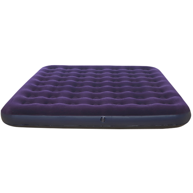 Flocked Queen Size Pvc Inflatable Air Bed Mattress 2
