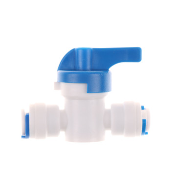 1 Pcs Ball Valve Switch 1/4'' Inline RO Water Reverse Osmosis Ball Switch Ball Valve Quick Connect Shut off
