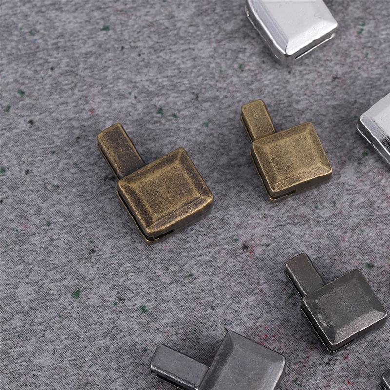 24 Set Metal Zipper Head Sliders Retainer Insertion Pin Zipper Top Stop Accessories Plug Zipper Repair Kit for Coat Jacket