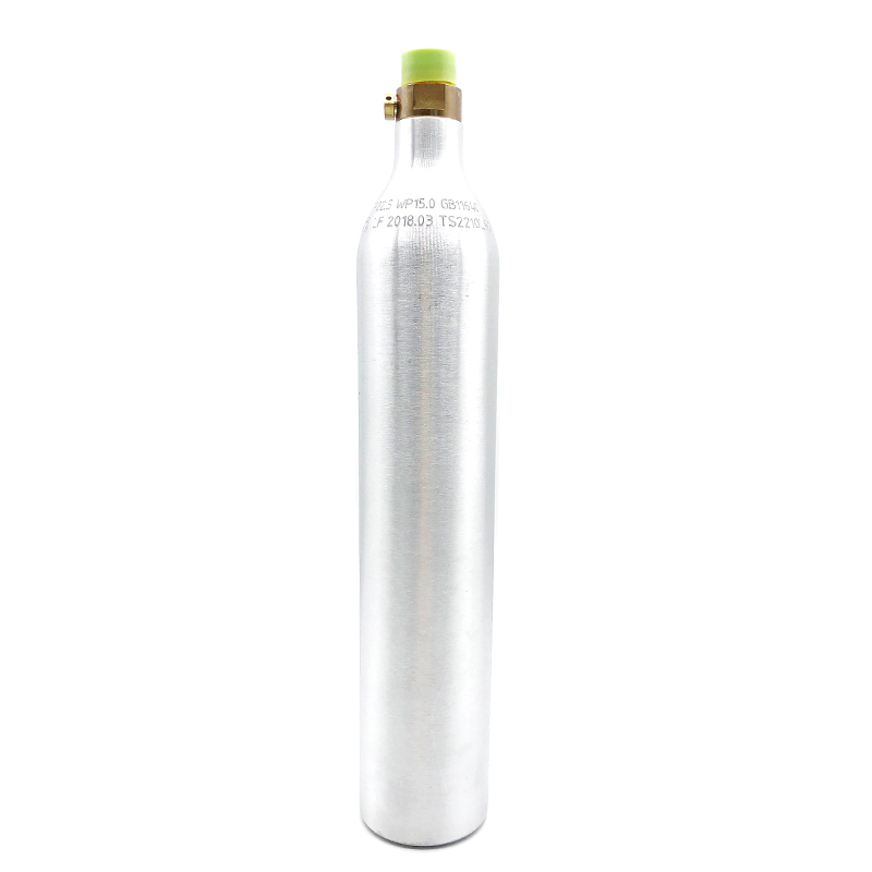 0.6L Soda Water Cylinder 150BAR/2250PSI High Pressure Soda Water Tank wtih Valve