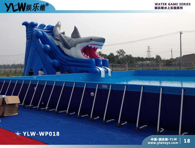 amusement water park,Stents pool play equipment pipe frame pool kit YLW-WP018