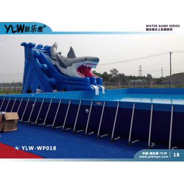 amusement water park,Stents pool play equipment pipe frame pool kit YLW-WP018