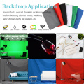 3X1/2/3/4/6M Photography Backdrops Polyester Cotton Photo Studio Backdrop Green Screen Chromakey Photo Shoot Background 6 Colors