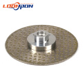 100-230mm Electroplated Diamond Cutting Grinding Disc M14 Flange Saw Blade for Granite Marble Ceramic 100/115/125/180/230mm 1Pc