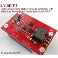 BQ24650 5A MPPT Solar Charger Controller 3S 4S 18650 Lithium Battery Charging Management Solar Regulator