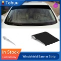 6" X 60" Vinyl Windshield Banner Strip Racing Stripe Sticker Window Car Sun Visor Decorative Stickers Sunscreen Sticker Blank