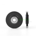 8*48*5 -9mm 2mm thin line guide wheel, groove V slot U nylon wheel, 608 bearing rolling pulley, plastic wrap