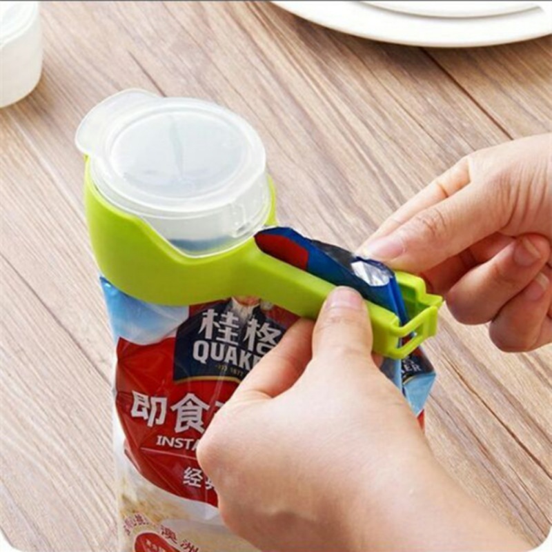 Houshould Food Preservation Snacks Seal Sealed For Bag Clips Sealer Clamp Food Bag Kitchen Tool With Clip Closure Home Food Seal
